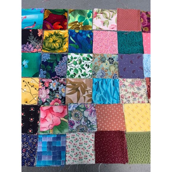 Fabric Squares Precut 2" Pack of 168 Pieces Floral Patterns Quilting Sewing Craf - Picture 5 of 7